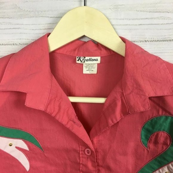 (J1-23) Kreations Vintage Sz Large Pull over - Picture 3 of 8